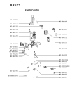 Схема №3 EA82FD10/70K с изображением Корпусная деталь для электрокофемашины Krups MS-5A20717