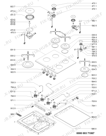 Схема №1 AKT424NB (F103090) с изображением Шланг для электропечи Indesit C00405764