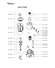 Схема №1 DAE171/4G0 с изображением Крышка для чаши для блендера (миксера) Moulinex SS-192774