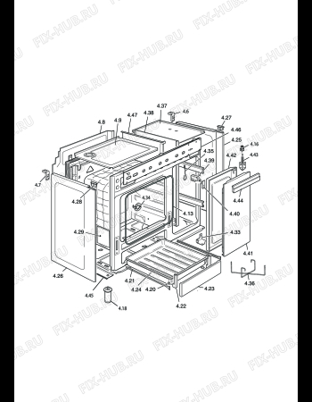 Схема №6 DEMK965B с изображением Рукоятка для духового шкафа DELONGHI 037270080