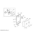 Схема №5 S58E40X0RU с изображением Передняя панель для электропосудомоечной машины Bosch 00707534