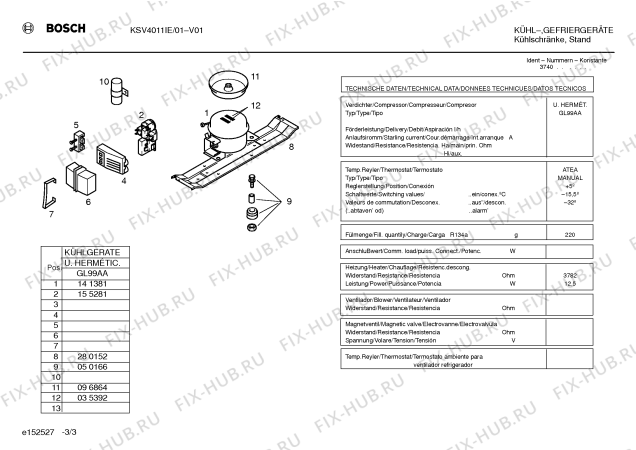 Схема №3 KSV4011IE с изображением Декоративная панель для холодильника Bosch 00295067