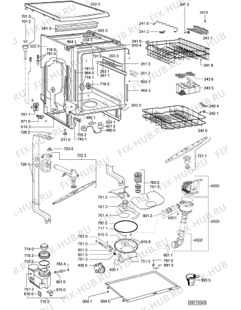 Схема №2 ADP 4556/7 WH с изображением Микромодуль для посудомоечной машины Whirlpool 480140100449