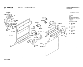 Схема №5 0730102737 SMS5110 с изображением Панель для посудомойки Bosch 00115513