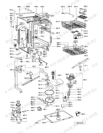 Схема №3 ADG 7550 с изображением Микромодуль для посудомоечной машины Whirlpool 481221838252