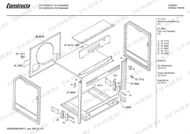 Схема №4 CH13150 с изображением Внутренняя дверь для духового шкафа Bosch 00272526