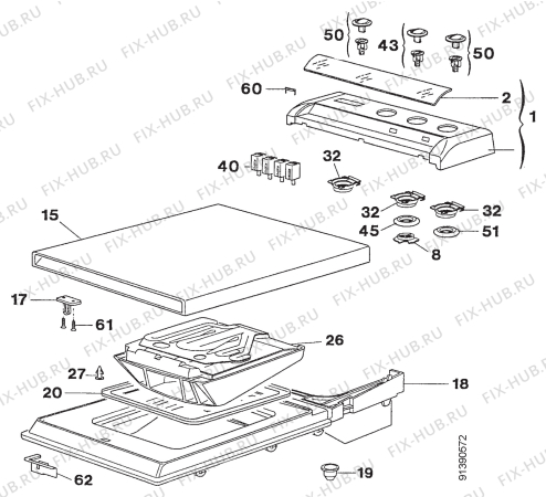 Взрыв-схема стиральной машины Zanussi TL1084V - Схема узла Section 2