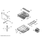 Схема №5 S41M50B3EU с изображением Передняя панель для посудомоечной машины Bosch 00705106