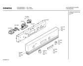 Схема №6 SE53A600GB с изображением Панель управления для посудомойки Siemens 00431014