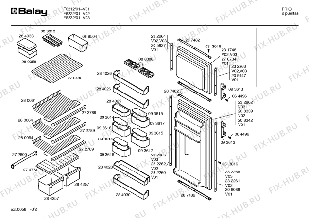 Схема №3 FNS244 с изображением Компрессор для холодильной камеры Bosch 00140608
