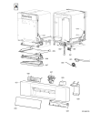 Схема №4 GS 6970 SCHWARZ с изображением Держатель двери для посудомоечной машины Whirlpool 482000007350