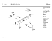 Схема №5 HBN216A с изображением Панель управления для плиты (духовки) Bosch 00296974