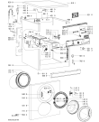 Схема №1 AWO 846 с изображением Обшивка для стиралки Whirlpool 480111100558