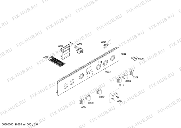 Схема №6 HM745200S с изображением Ручка выбора температуры для плиты (духовки) Siemens 00606196