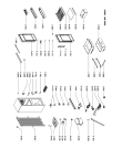 Схема №1 UC 98 с изображением Часть корпуса для холодильной камеры Whirlpool 481944269217