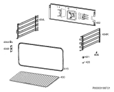 Схема №6 KR5840310B с изображением Панель для плиты (духовки) Aeg 140010258329