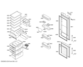 Схема №3 KGP39372 с изображением Дверь для холодильника Bosch 00245729