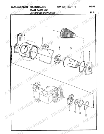 Схема №18 WM206120 WM206 с изображением Крышка для стиральной машины Bosch 00260391