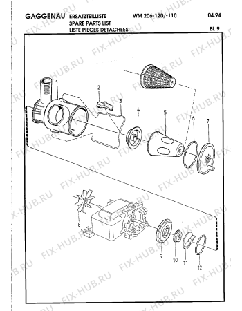 Схема №18 WM206120 WM206 с изображением Шайба для стиральной машины Bosch 00159112