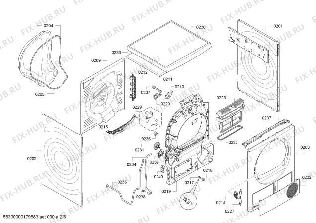 Схема №5 WTY88740CH HomeProfessional selfCleaning Condenser с изображением Панель управления для сушилки Bosch 11003444