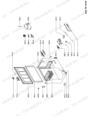 Схема №1 XL5708 с изображением Другое для холодильника Whirlpool 481227128577