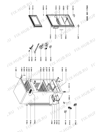 Схема №1 ARL 399/G-EDP200/1 с изображением Другое для холодильника Whirlpool 481936058762