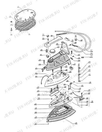 Схема №3 STIRELLA 401 с изображением Кабель для электроутюга DELONGHI SC39991154