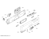 Схема №5 SGI59T02EU с изображением Передняя панель для посудомойки Bosch 00445510