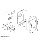 Схема №6 SRI55M15EU с изображением Модуль управления для электропосудомоечной машины Bosch 00499237