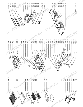 Взрыв-схема холодильника Whirlpool ART 655/BL - Схема узла
