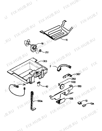 Взрыв-схема холодильника Zanussi Z626/3CT - Схема узла Electrical equipment