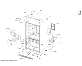 Схема №9 KFN91PJ10A с изображением Испаритель для холодильной камеры Bosch 00686396