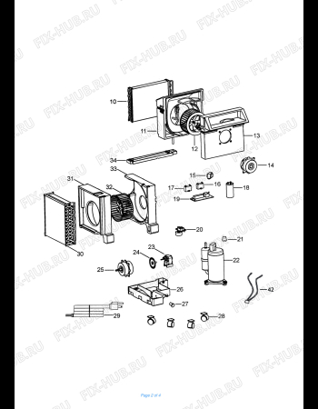 Схема №2 PAC CQ 120 с изображением Электрокомпрессор для кондиционера DELONGHI TL1881