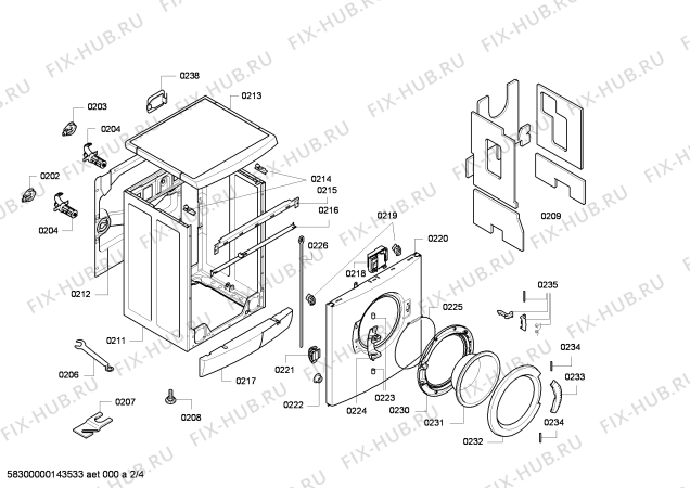 Схема №4 WM14E361FF E 14.36 с изображением Панель управления для стиралки Siemens 00675442