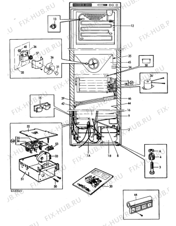 Взрыв-схема холодильника Privileg 3240 - Схема узла C10 Cold, users manual