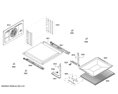 Схема №5 HB43BC551E horno.SE.2d.S5a.E0_CF.pt_carro.inx с изображением Передняя часть корпуса для духового шкафа Siemens 00700595