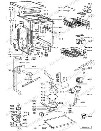 Схема №2 ADP6406 (F091599) с изображением Инструкция по эксплуатации для посудомойки Indesit C00349075