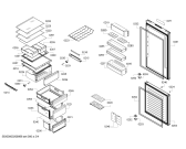 Схема №4 KG7493B40, Neff с изображением Стеклопанель для холодильной камеры Bosch 11024255