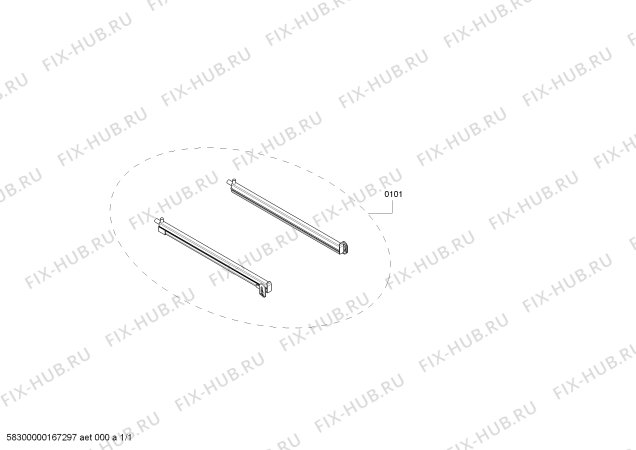 Схема №1 B16E74S1 с изображением Телескопические направляющие для плиты (духовки) Bosch 00700239