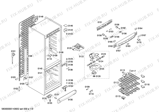 Схема №3 3KEP6866 с изображением Панель для холодильника Bosch 00660454