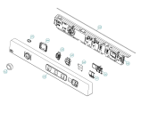 Схема №1 TF400 SE   -White (339030, TD60.1) с изображением Декоративная панель для стиралки Gorenje 503163