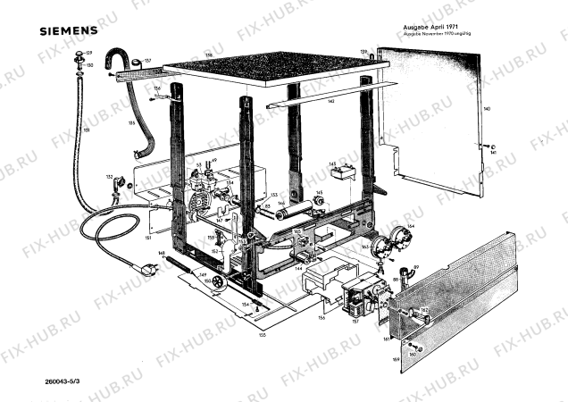 Схема №5 CG0141 CG0140 с изображением Помехоподавляющий конденсатор для посудомойки Siemens 00044956