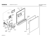Схема №5 SE26A251FF с изображением Панель управления для электропосудомоечной машины Siemens 00433974