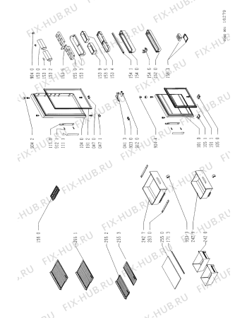 Взрыв-схема холодильника Bauknecht KGC 2954/0 - Схема узла