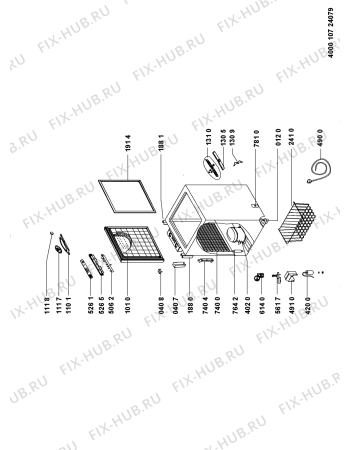 Схема №1 AFG070EA4 (F090693) с изображением Инструкция по эксплуатации для холодильной камеры Indesit C00357151