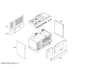 Схема №13 PRD484ECG с изображением Панель управления для плиты (духовки) Bosch 00246023