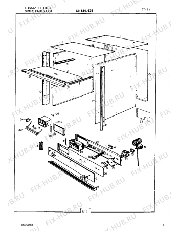 Схема №10 EE658204 с изображением Мотор вентилятора для духового шкафа Bosch 00291289