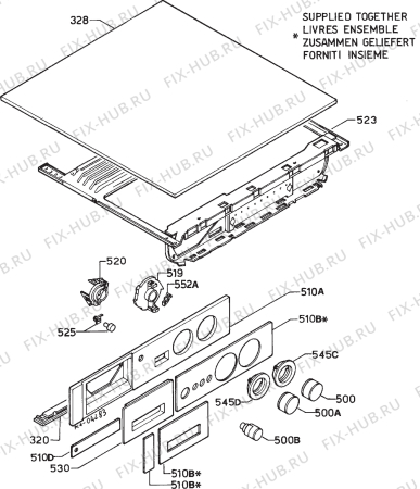 Схема №6 LAV2200 I-W с изображением Холдер для стиралки Aeg 1245934003