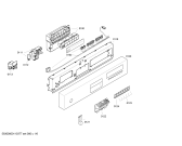 Схема №6 SE35M273EU с изображением Передняя панель для посудомоечной машины Siemens 00441026