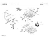 Схема №4 SR56602 с изображением Панель для посудомойки Siemens 00282239